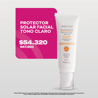 Protector Solar Tono Claro +50 spf 80 ml